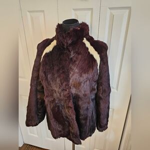 Plush Burgundy Teddy Jacket